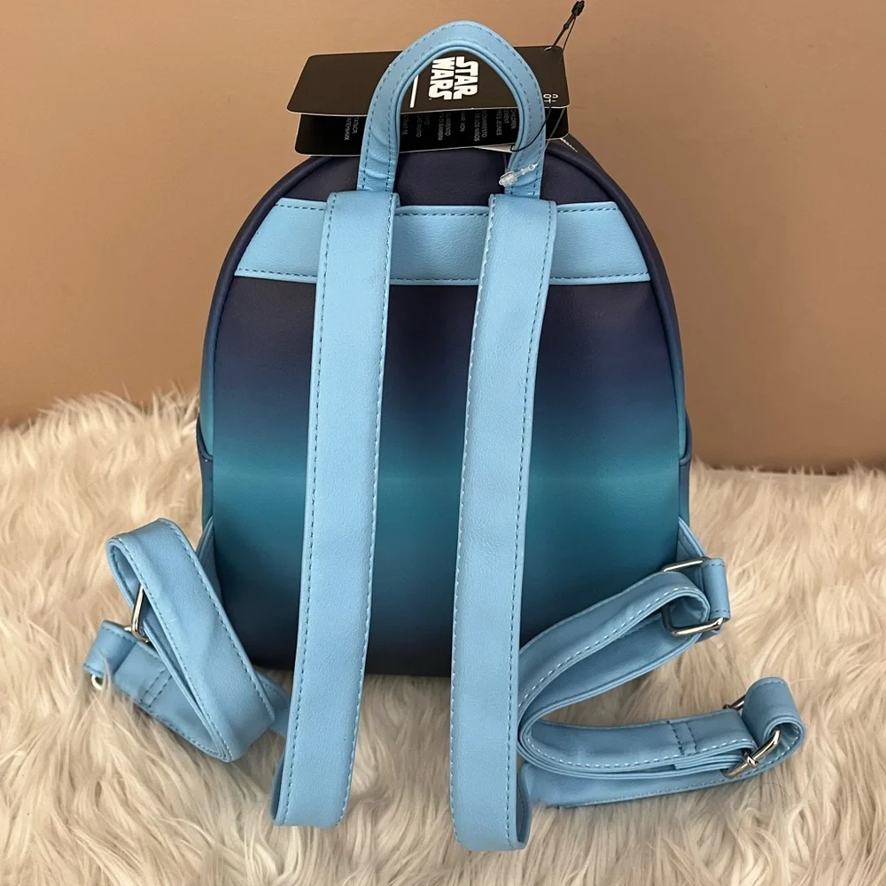 {Loungefly} Star Wars Darth Vader vs Obi-Wan Chibi Characters Mini Backpack